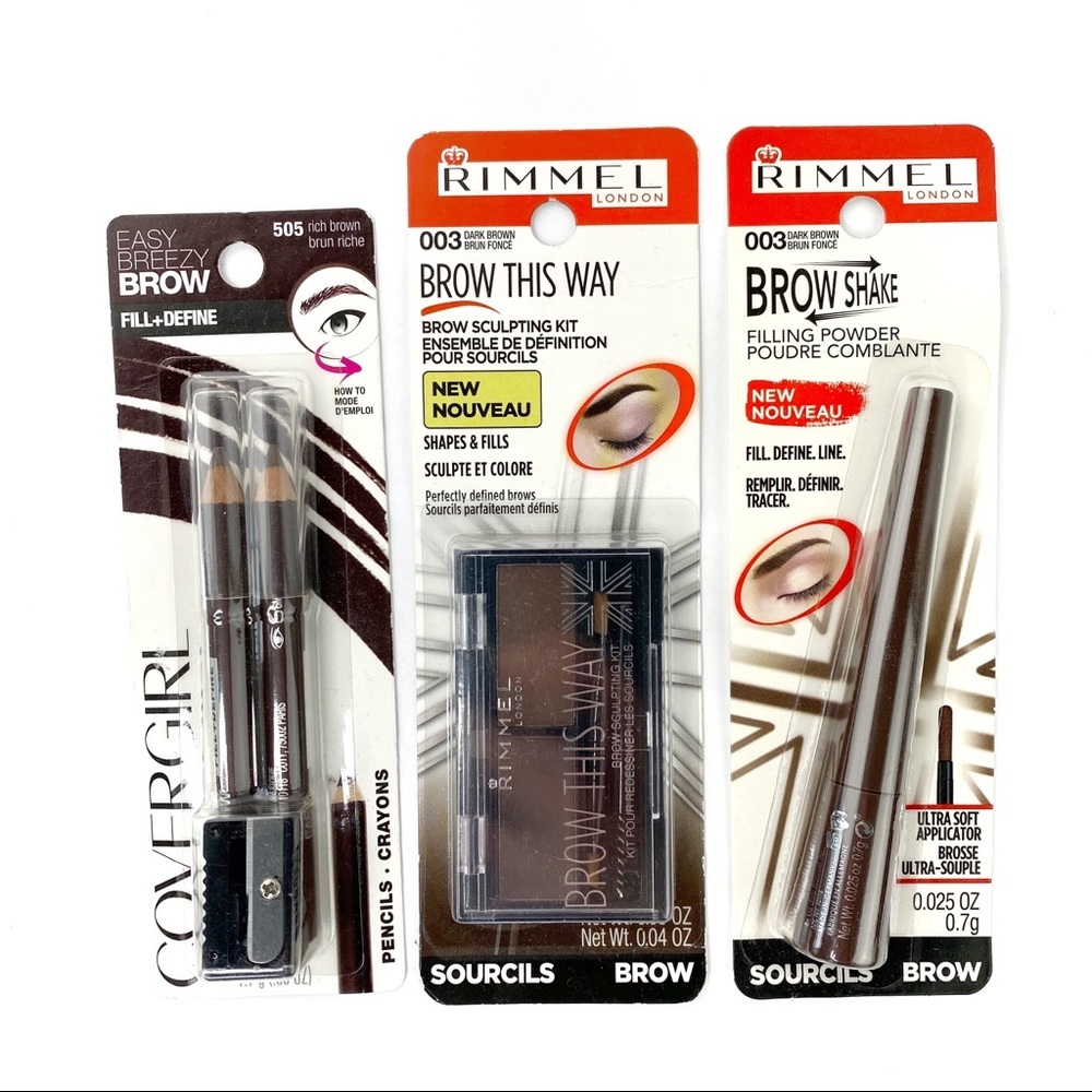 3-piece Rimmel / Cover Girl Brow Sculpting Bundle